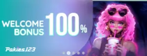 welcome bonus 100%
